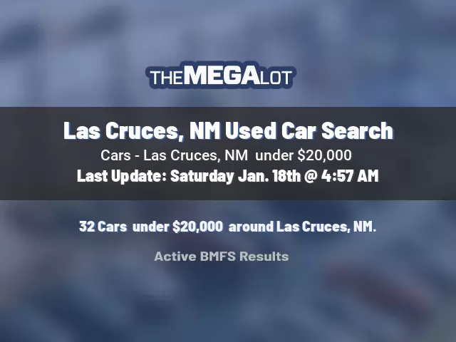 Las Cruces, NM Used Car Search