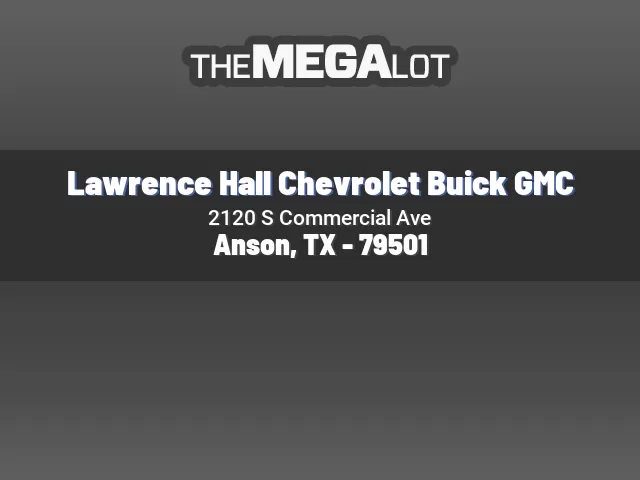 Lawrence Hall Chevrolet Buick GMC