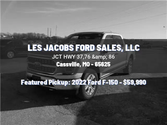 LES JACOBS FORD SALES, LLC