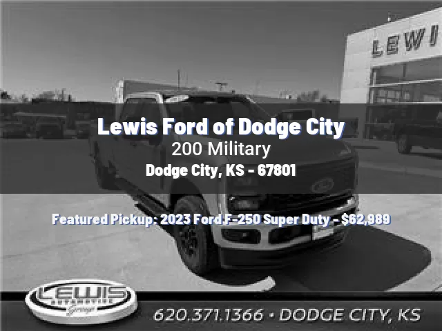 Lewis Ford of Dodge City