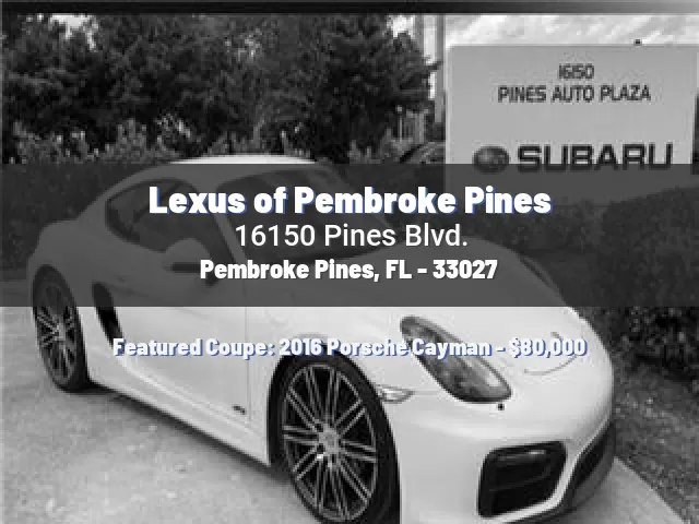 Lexus of Pembroke Pines