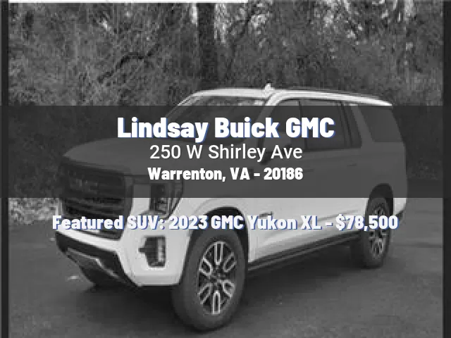 Lindsay Buick GMC