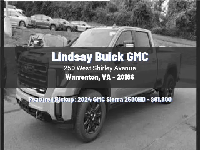 Lindsay Buick GMC