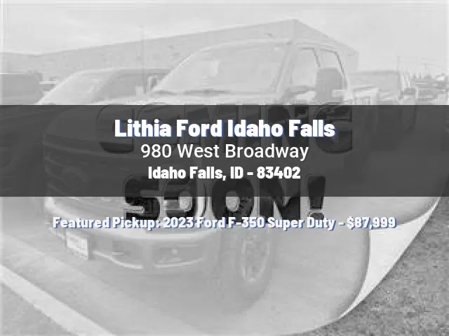 Lithia Ford Idaho Falls