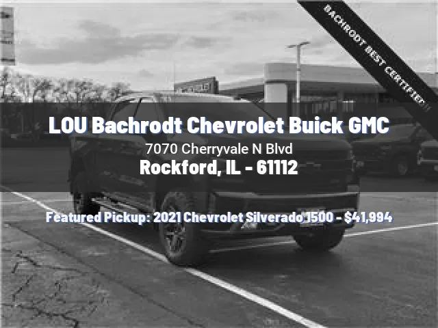 LOU Bachrodt Chevrolet Buick GMC