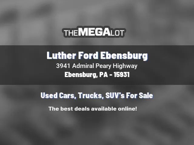 Luther Ford Ebensburg