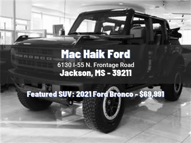 Mac Haik Ford