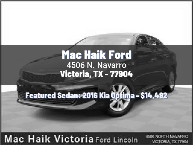 Mac Haik Ford