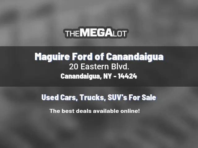 Maguire Ford of Canandaigua