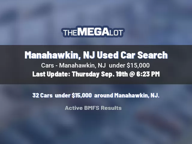 Manahawkin, NJ Used Car Search