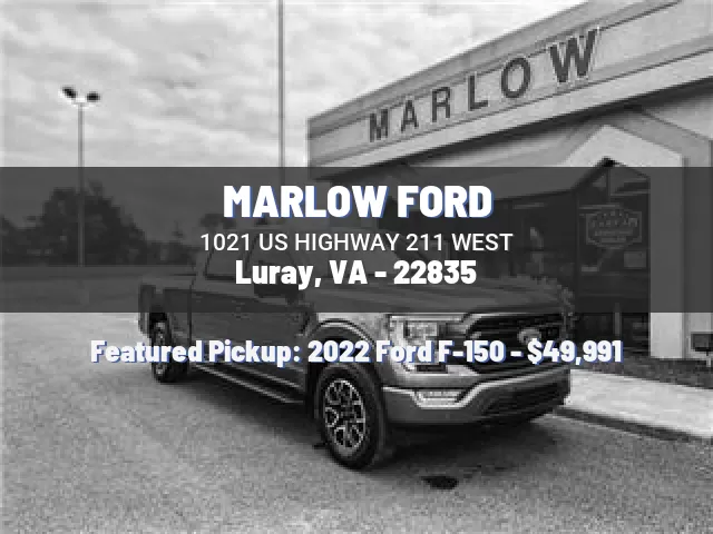 MARLOW FORD