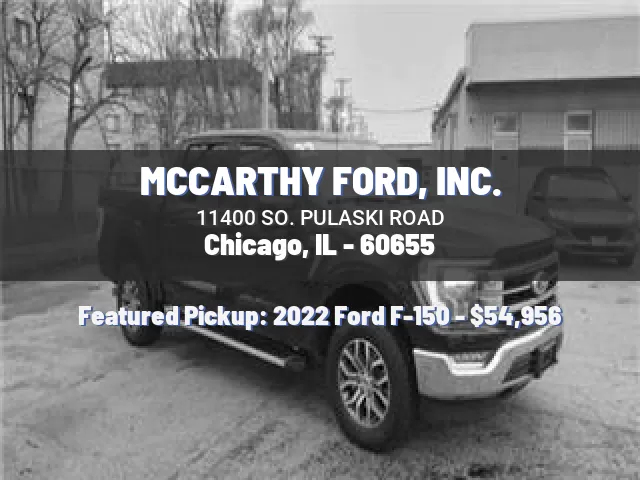 MCCARTHY FORD, INC.