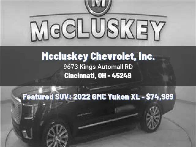 Mccluskey Chevrolet, Inc.