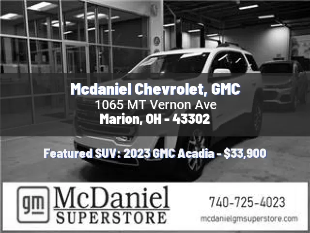 Mcdaniel Chevrolet, GMC