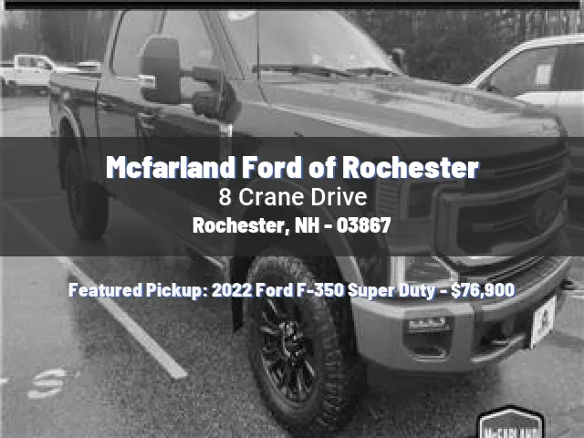 Mcfarland Ford of Rochester