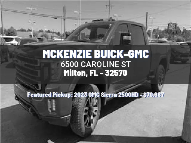 MCKENZIE BUICK-GMC