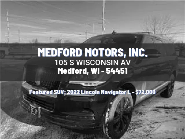 MEDFORD MOTORS, INC.