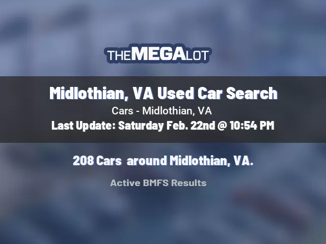 Midlothian, VA Used Car Search