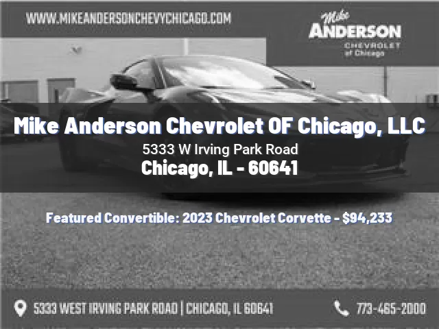 Mike Anderson Chevrolet OF Chicago, LLC