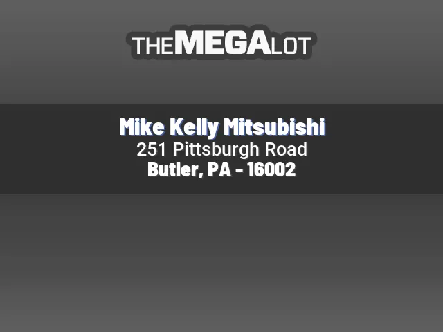 Mike Kelly Mitsubishi