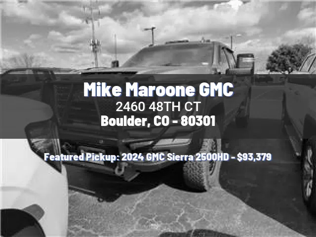 Mike Maroone GMC