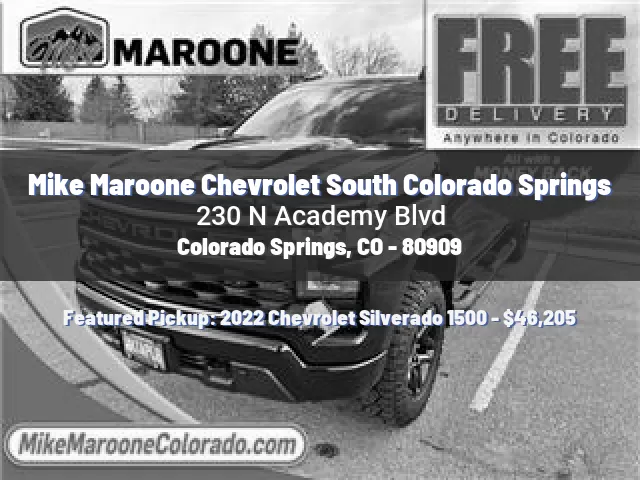 Mike Maroone Chevrolet South Colorado Springs