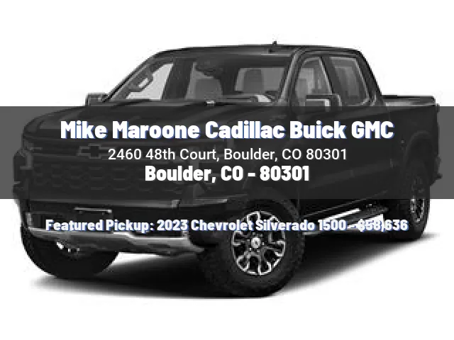 Mike Maroone Cadillac Buick GMC