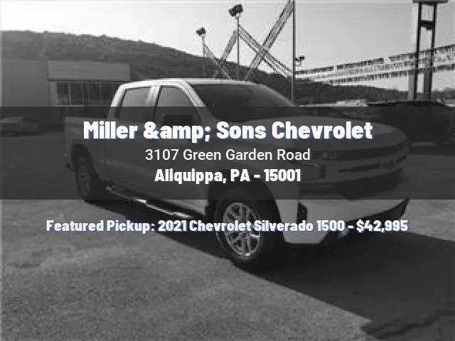 Miller & Sons Chevrolet