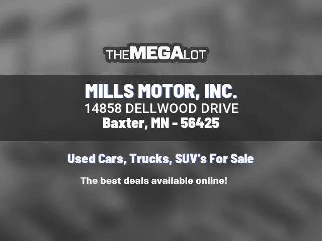 MILLS MOTOR, INC.