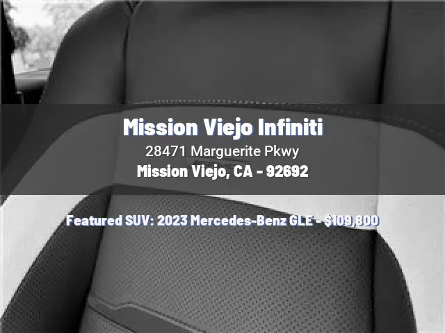 Mission Viejo Infiniti