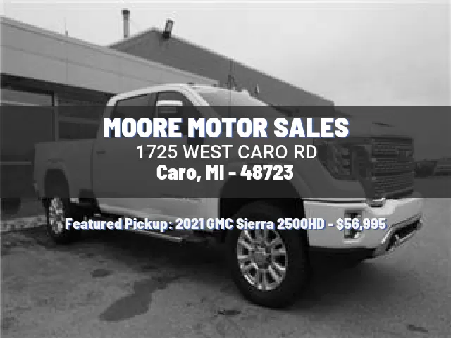 MOORE MOTOR SALES