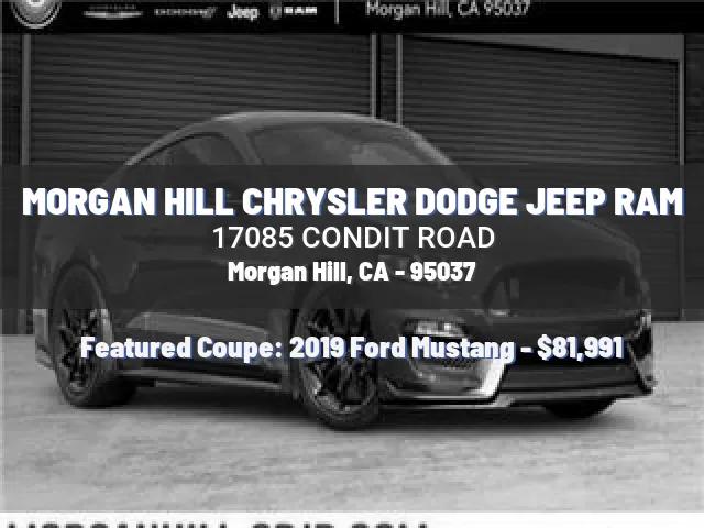 MORGAN HILL CHRYSLER DODGE JEEP RAM