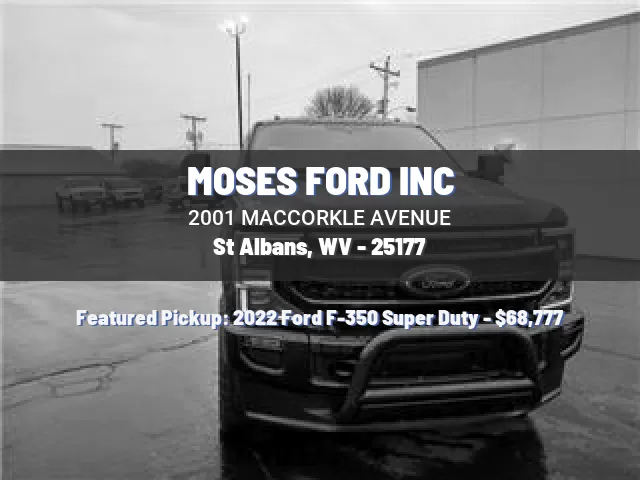 MOSES FORD INC