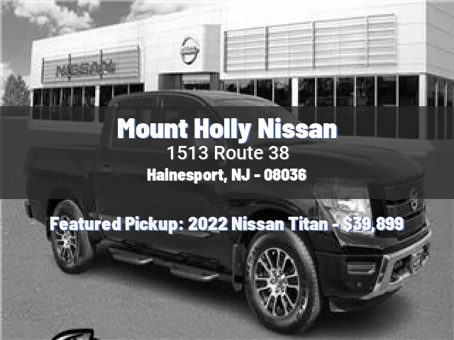 Mount Holly Nissan