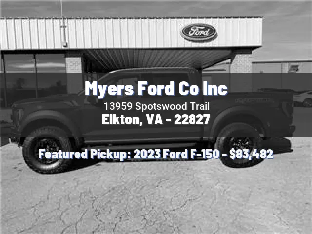 Myers Ford Co Inc