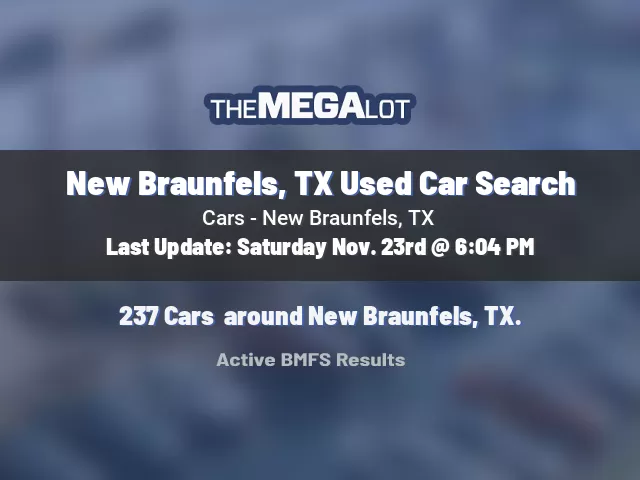 New Braunfels, TX Used Car Search