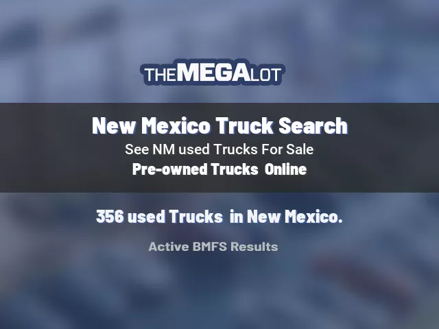 New Mexico Truck Search