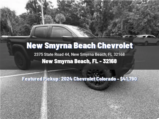 New Smyrna Beach Chevrolet