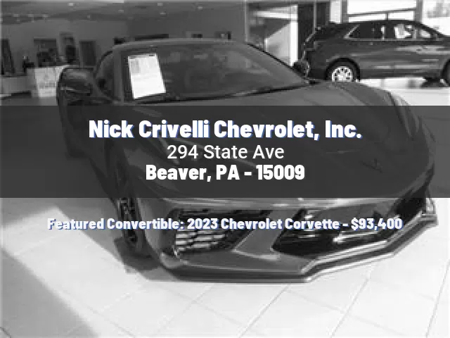 Nick Crivelli Chevrolet, Inc.