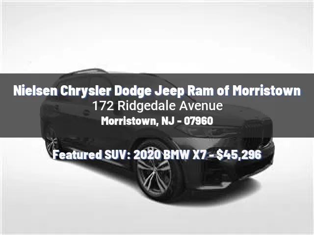 Nielsen Chrysler Dodge Jeep Ram of Morristown