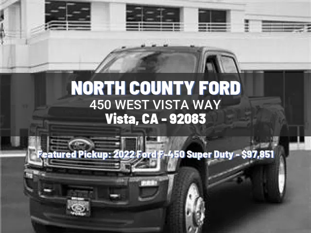 NORTH COUNTY FORD