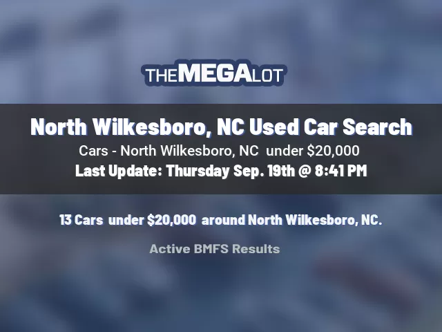 North Wilkesboro, NC Used Car Search