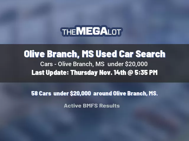 Olive Branch, MS Used Car Search