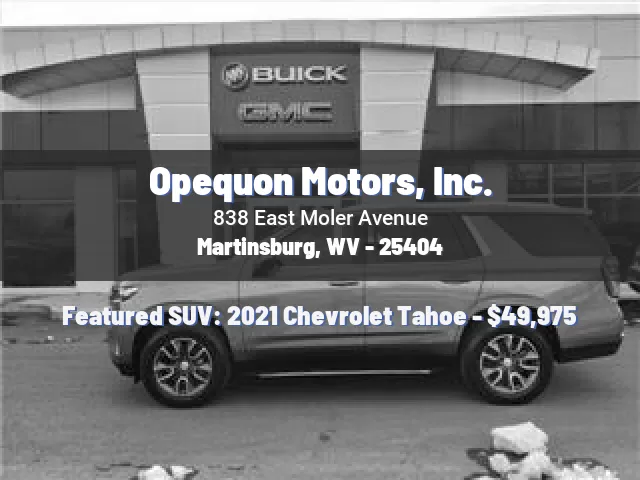 Opequon Motors, Inc.