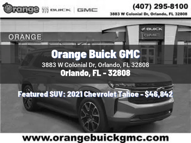 Orange Buick GMC