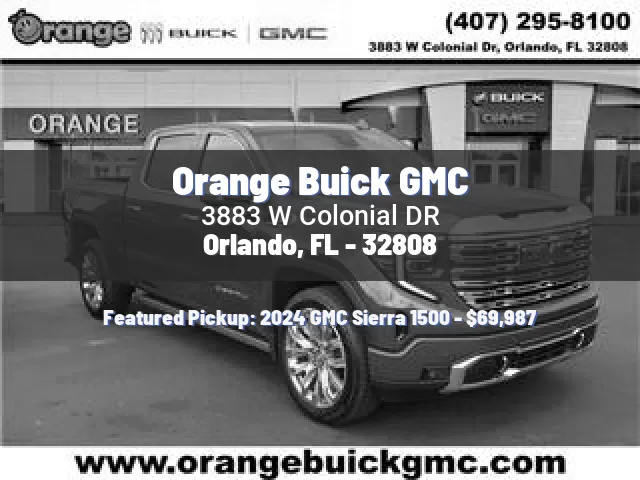 Orange Buick GMC