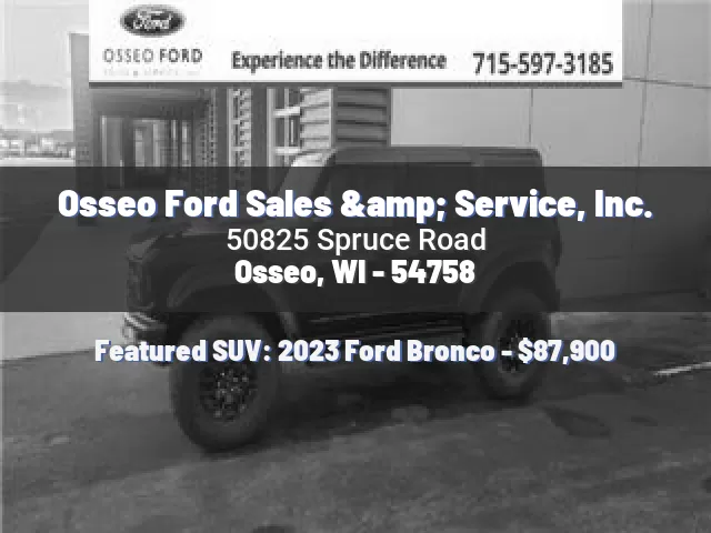 Osseo Ford Sales & Service, Inc.