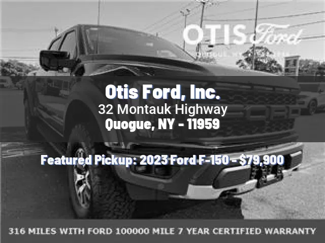 Otis Ford, Inc.