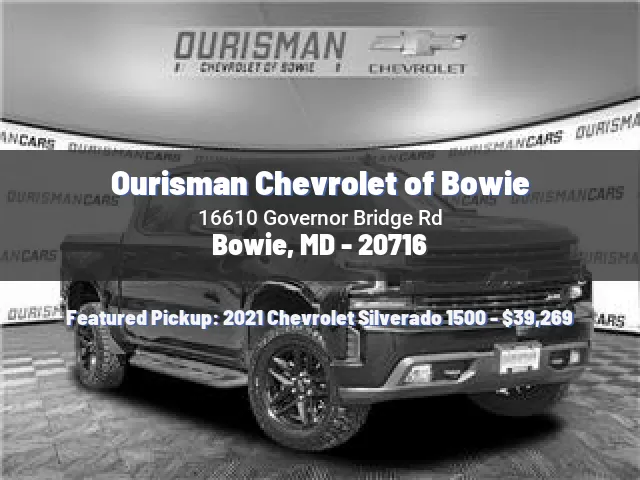 Ourisman Chevrolet of Bowie