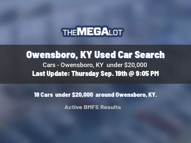 Owensboro, KY Used Car Search